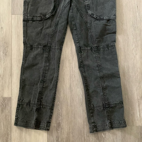 FREE PEOPLE We The Free Hot In It Moto Pants NWT Washed Black - Picture 7 of 16